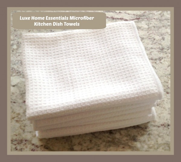 Luxe Home Essentials Microfiber Kitchen Dish Towels
