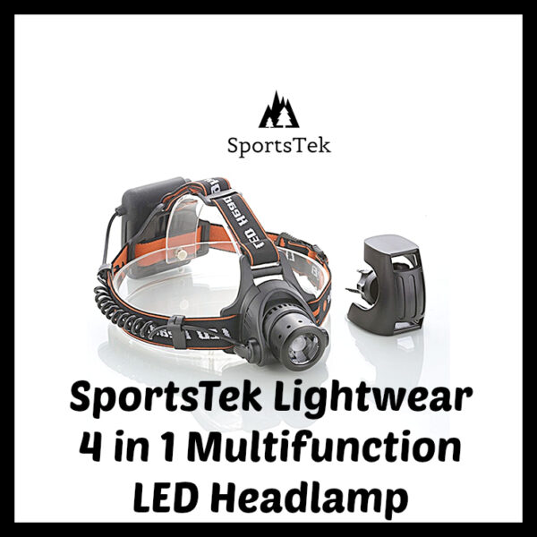 SportsTek Lightwear 4 in 1 Multifunction LED Headlamp