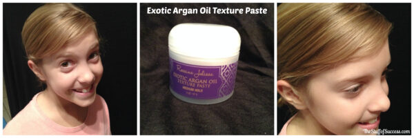 exotic argan oil texture paste