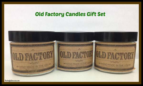 Old Factory Candles Gift Set