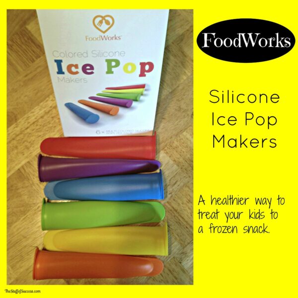 FoodWorks Colored Silicone Ice Pop Makers