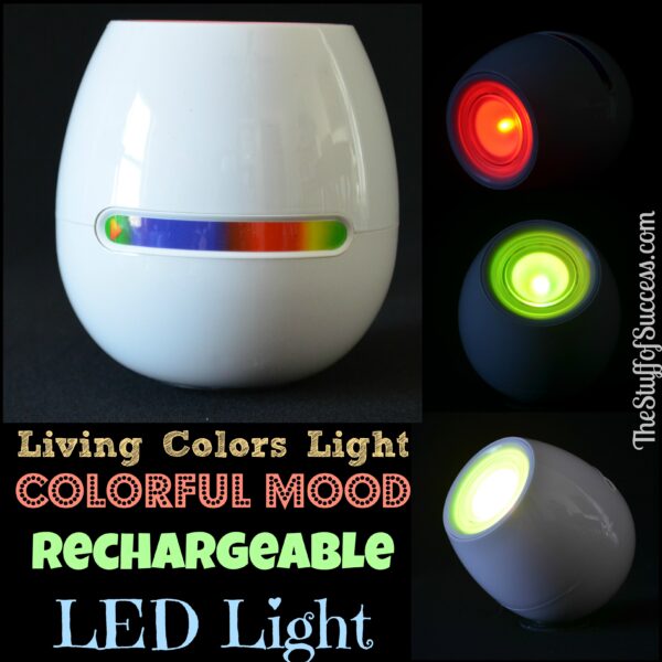 Living Colors Light Colorful Mood Rechargeable LED Light
