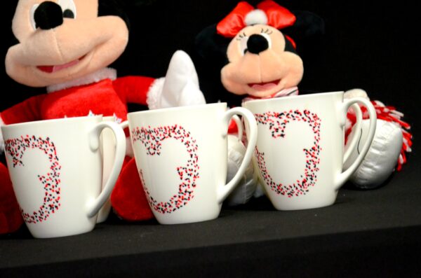 Mickey Mouse Mugs On An Angle