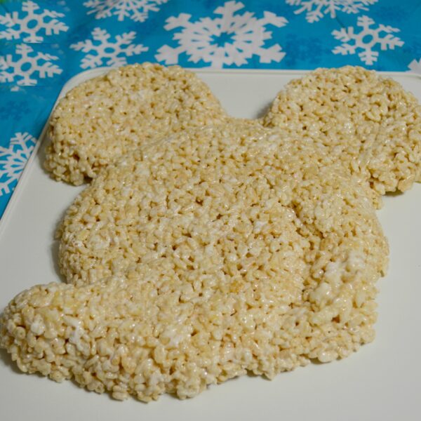 Naked Mickey Mouse Rice Krispie Cake