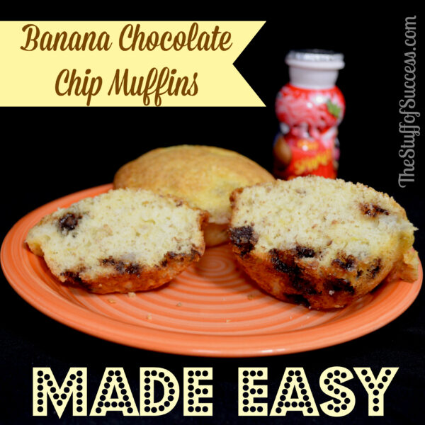 Banana Chocolate Chip Muffins Made Easy