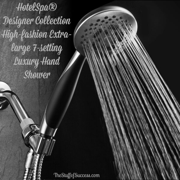 HotelSpa® Designer Collection High-fashion Extra-large 7-setting Luxury Hand Shower
