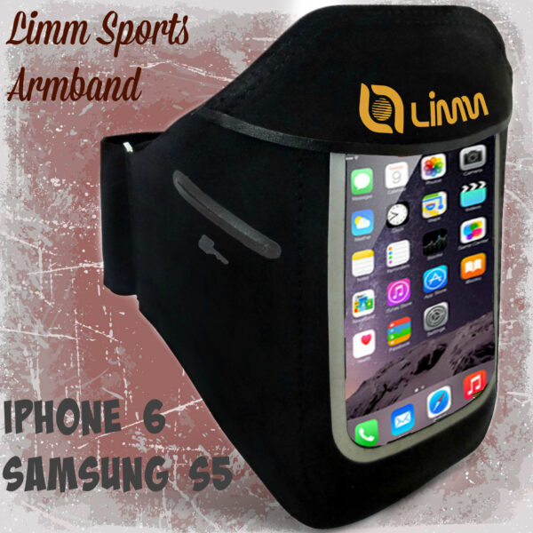 Limm Sports Armband for iPhone 6 and Samsung S5