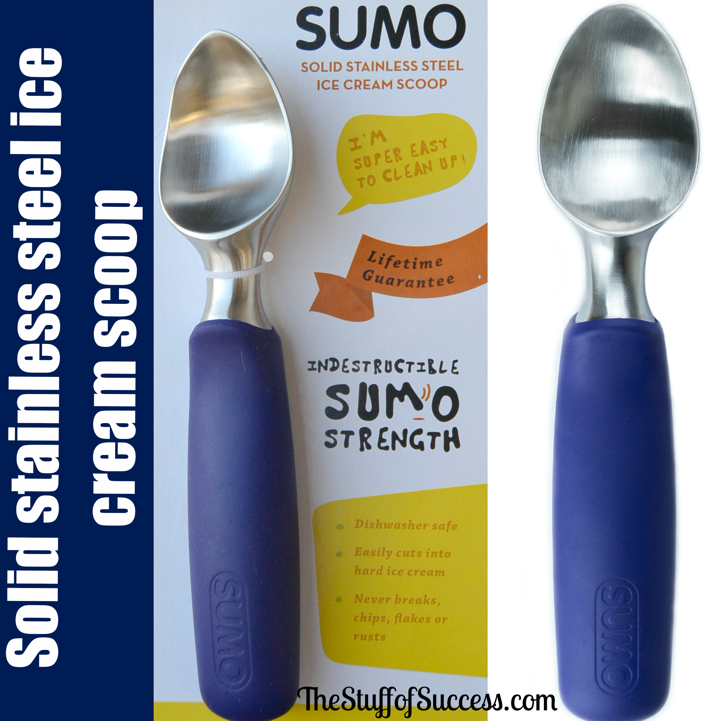 Sumo Solid Stainless Steel Ice Cream Scoop #icecreamscoop