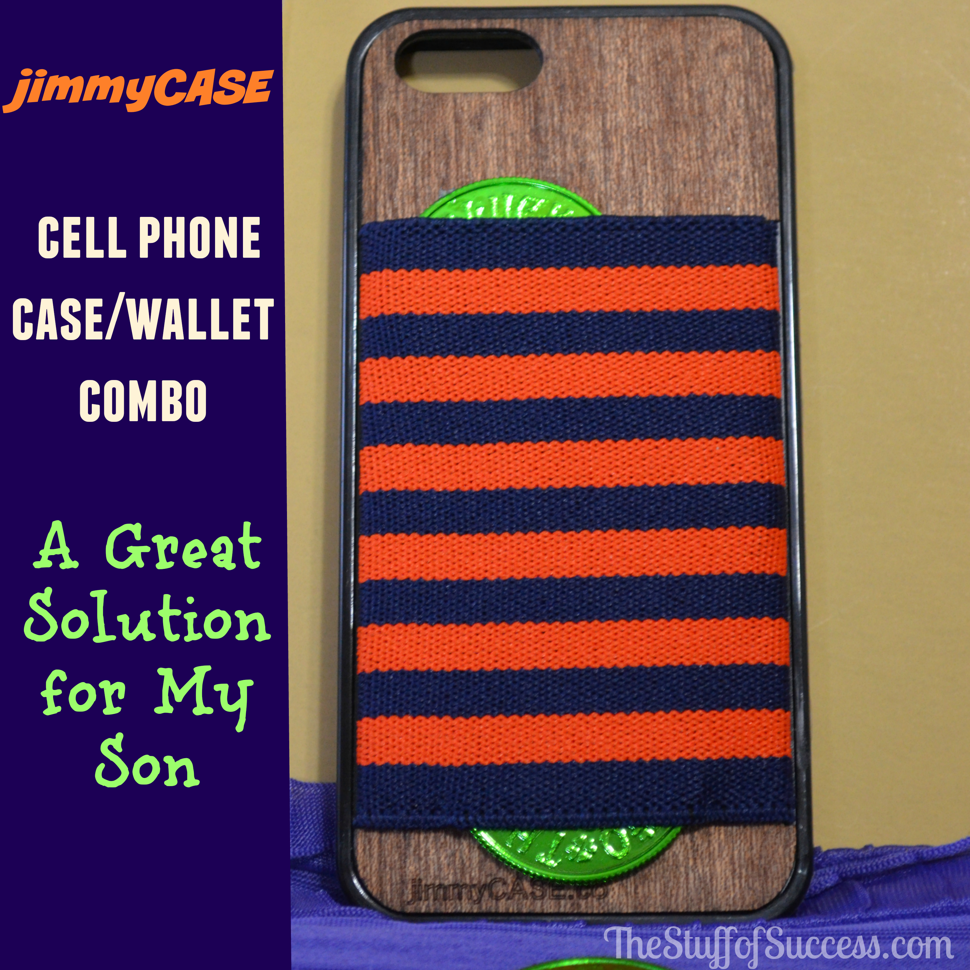 jimmyCASE cell phone case/wallet combo - A Great Solution for My Son!