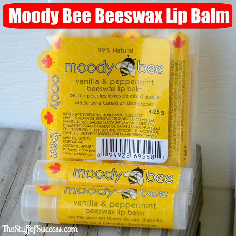 Moody Bee Beeswax Lip Balm Giveaway (3 WINNERS) Exp 5/22