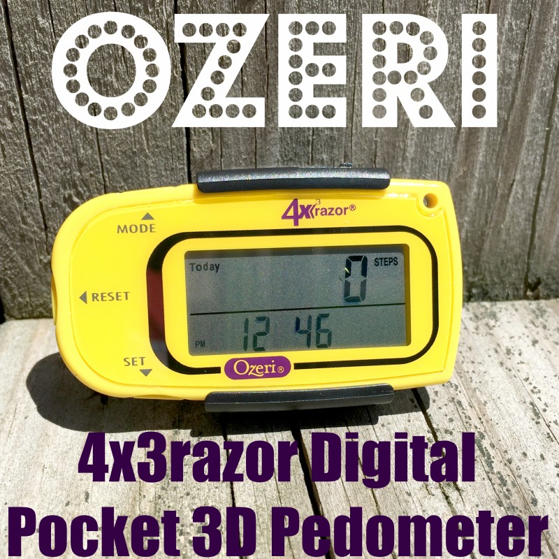 Ozeri 4x3razor Digital Pocket 3D Pedometer