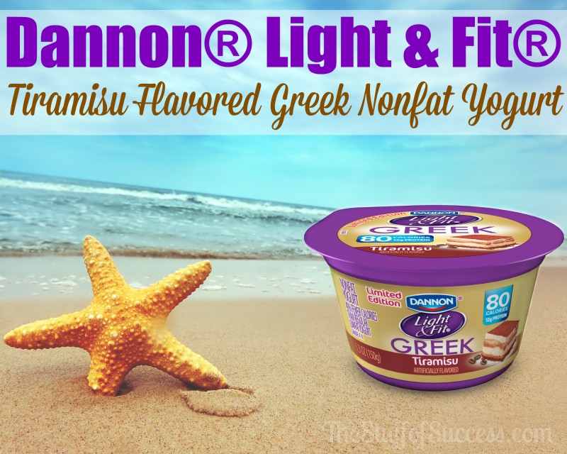 Dannon light and fit Tiramisu Flavored Greek Nonfat Yogurt