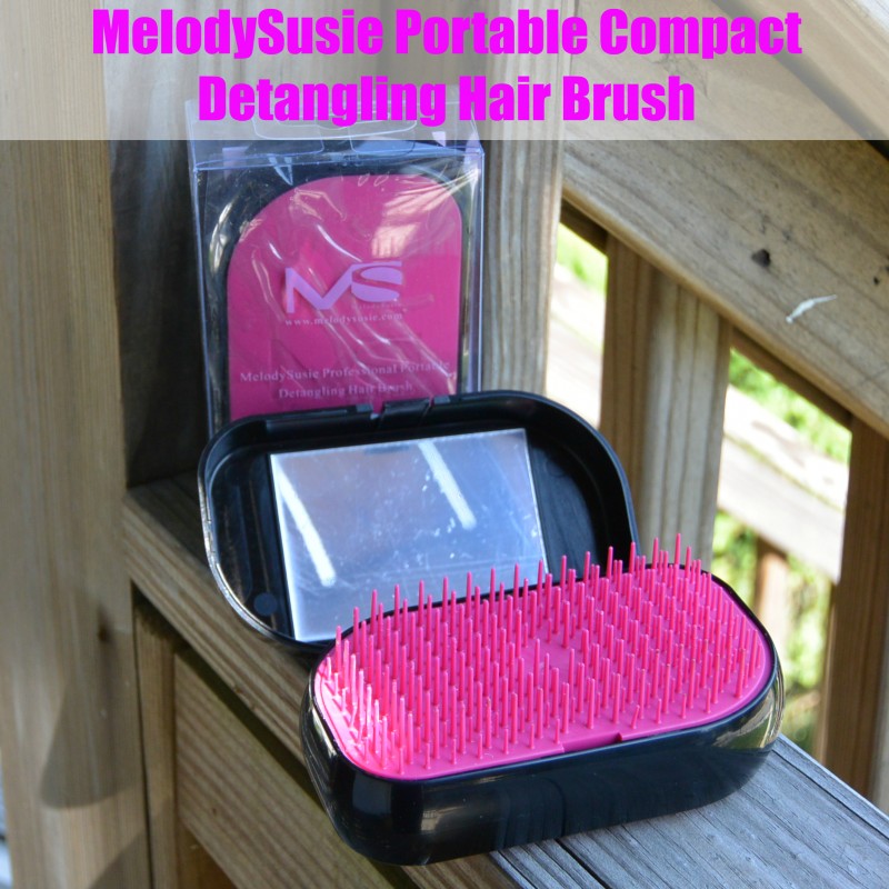 MelodySusie Portable Compact Detangling Hair Brush