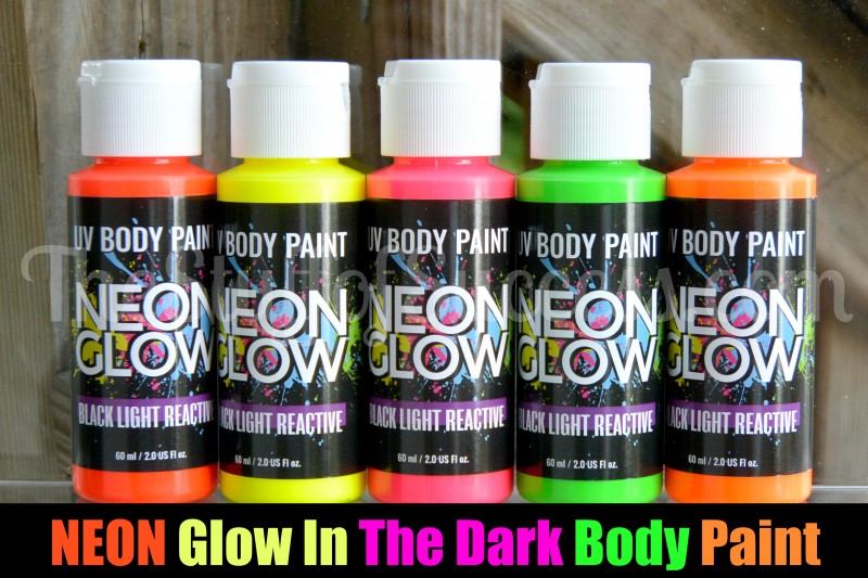 Neon Glow In The Dark Body Paint