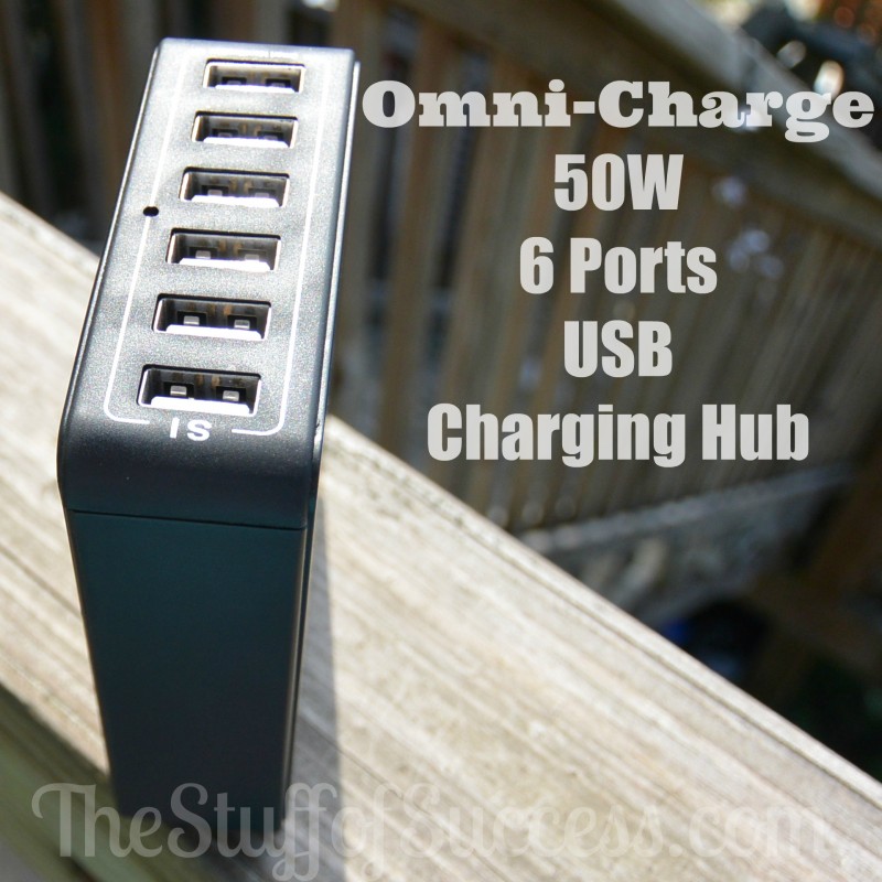 Omni-Charge - 50W 6 Ports USB Charging Hub