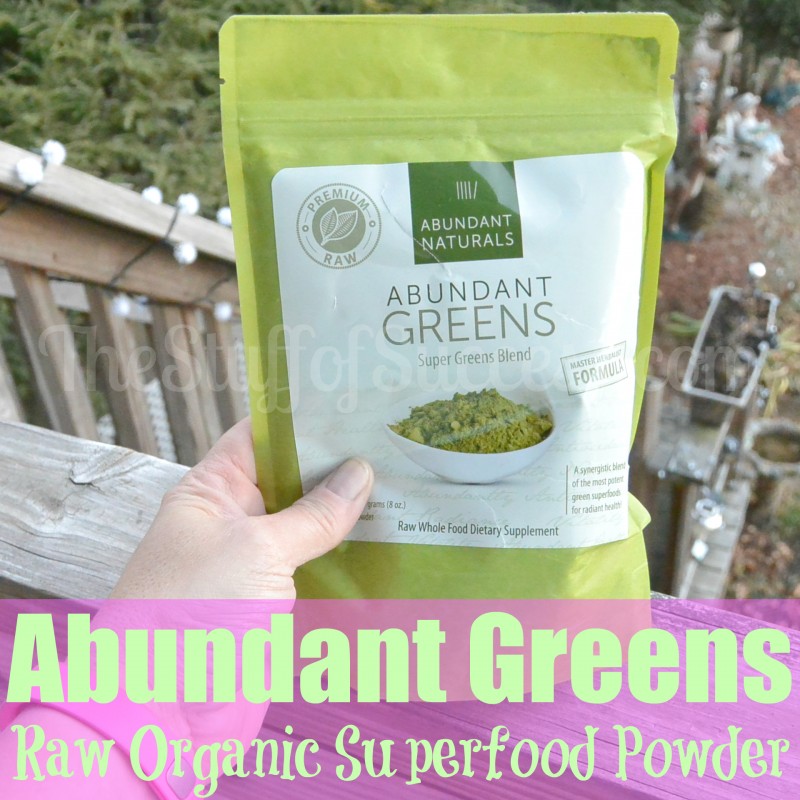 Abundant Greens - Raw Organic Superfood Powder