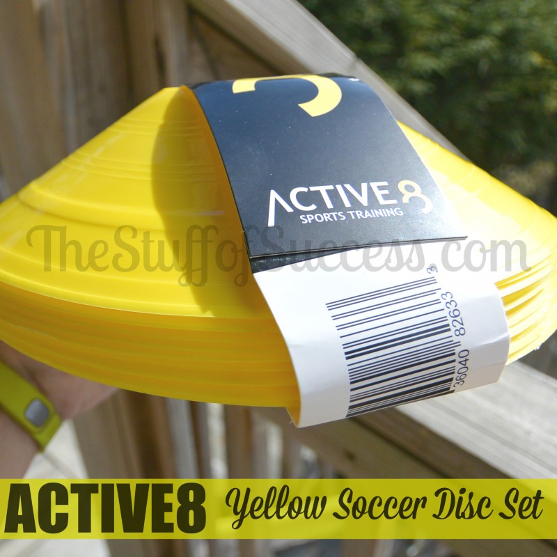 Active 8 Yellow Soccer Disc Set
