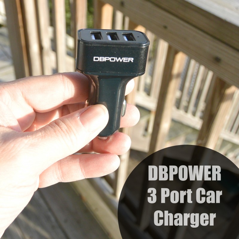 DBPOWER 3 Port Car Charger