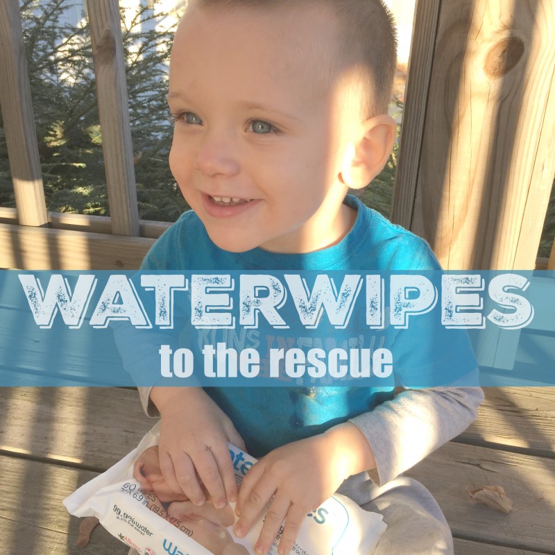 Waterwipes to the rescue