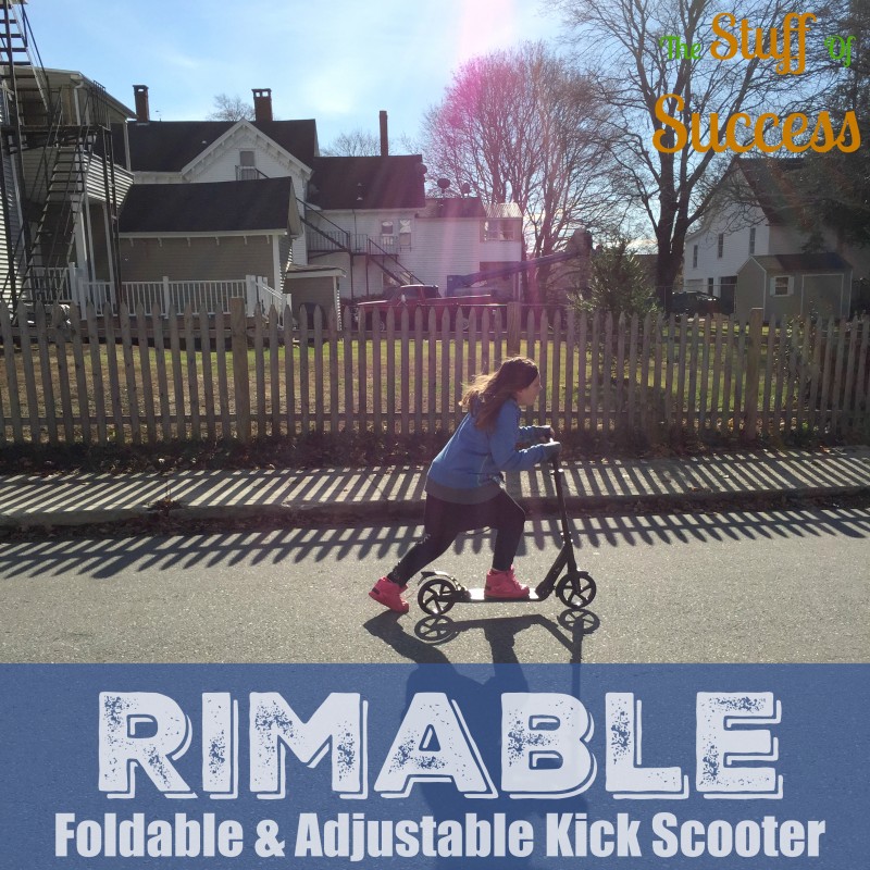 Rimable Foldable & Adjustable Kick Scooter