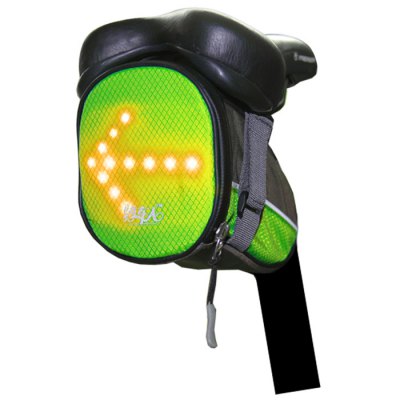 Bikeman YKWB Wireless Control Light-up Warning Cycling Saddle Seat Bag