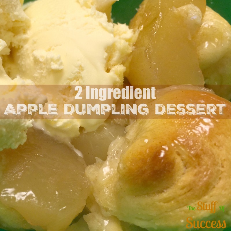 2 Ingredient Apple Dumpling Dessert