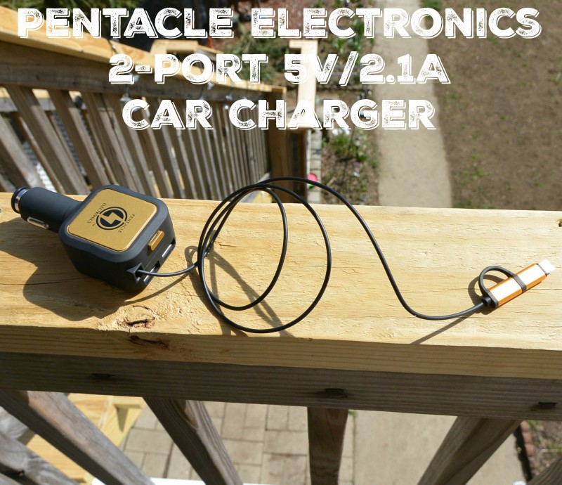 Pentacle Electronics 2-Port 5V2.1A Car Charger