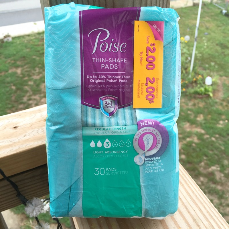 Poise Thin Shaped Pads