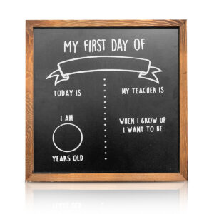 First and Last Day of School Reusable Chalkboard ⋆ The Stuff of Success