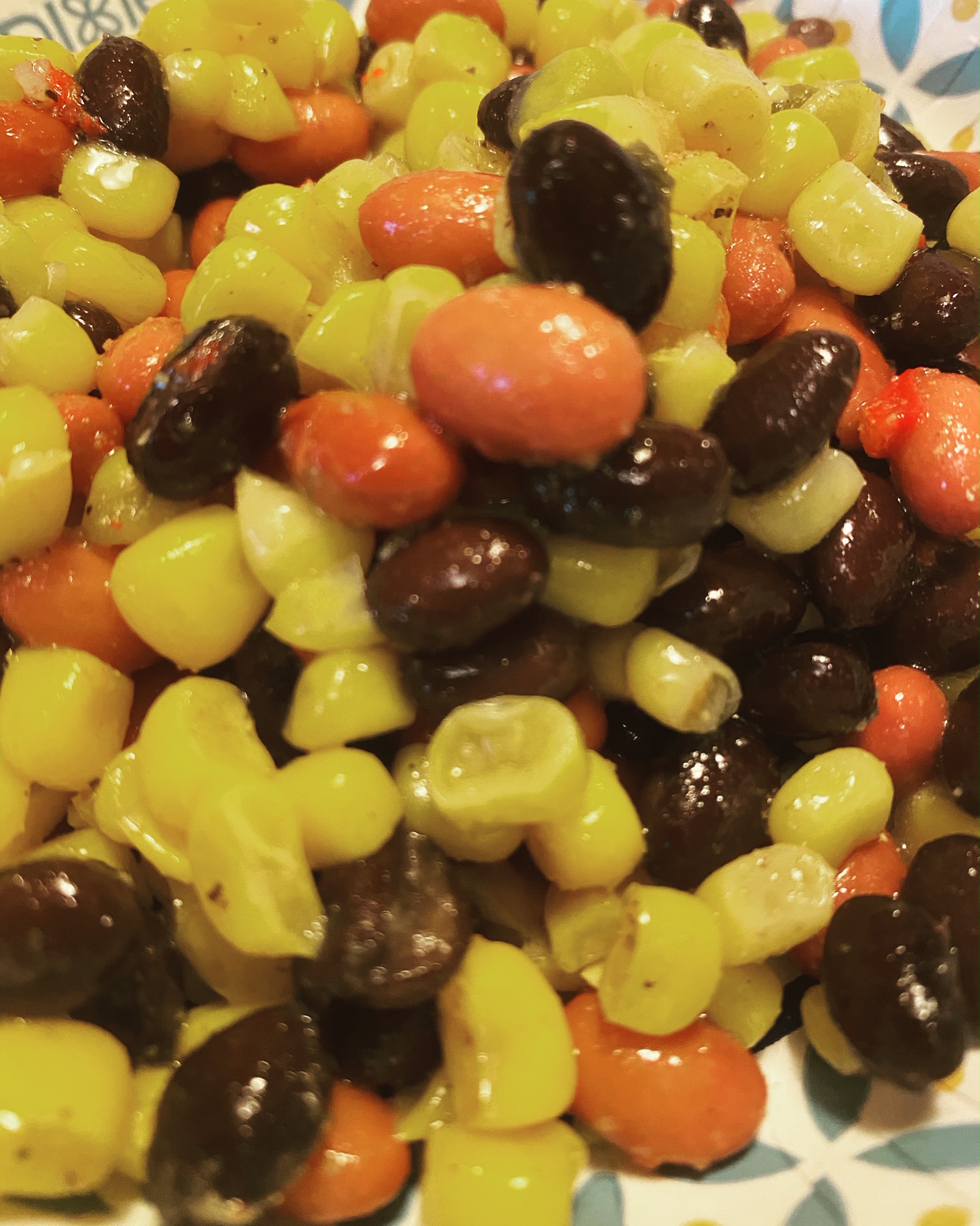 Bean and Corn Salad With Red Wine Vinegar and Cumin