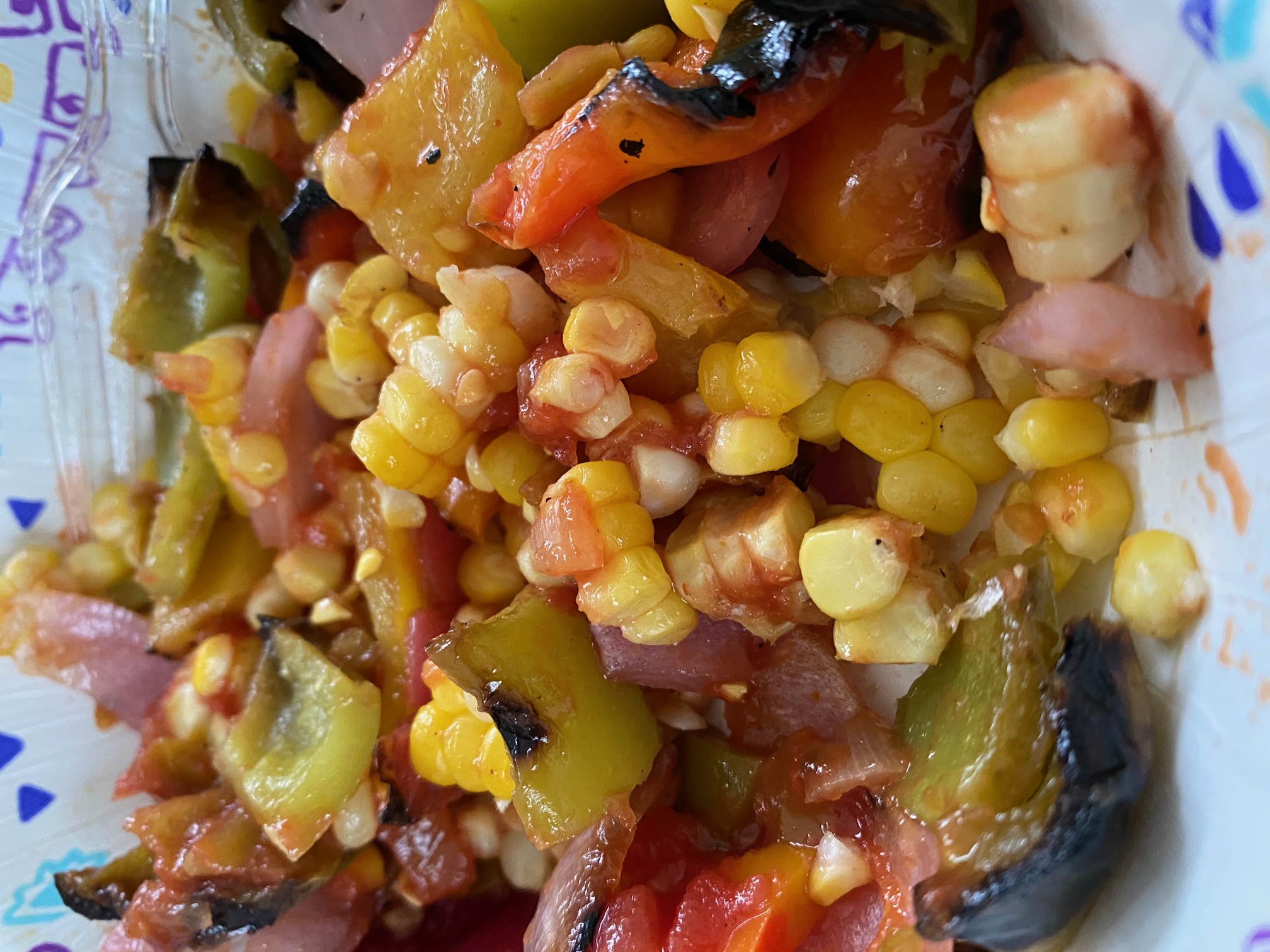 Leftover Grilled Vegetables With Salsa
