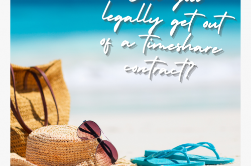 Can you legally get out of a timeshare contract?