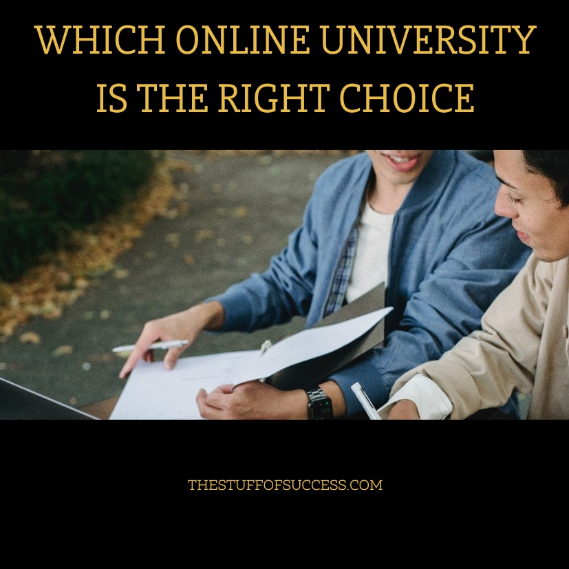 Which Online University is The Right Choice