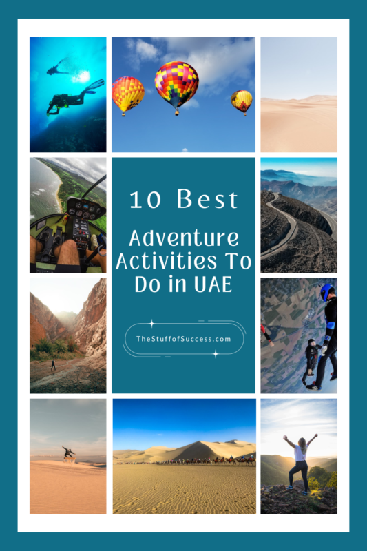 Adventure Activities To Do in UAE